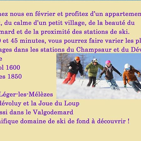 Gite "Entre Champsaur Et Valgodemard" Saint-Jacques-en-Valgodemard ภายนอก รูปภาพ